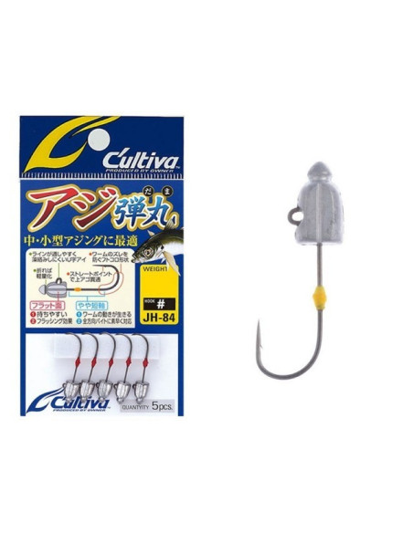 Cultiva Jig Head Aji Dama JH-84 1.2g Nº7